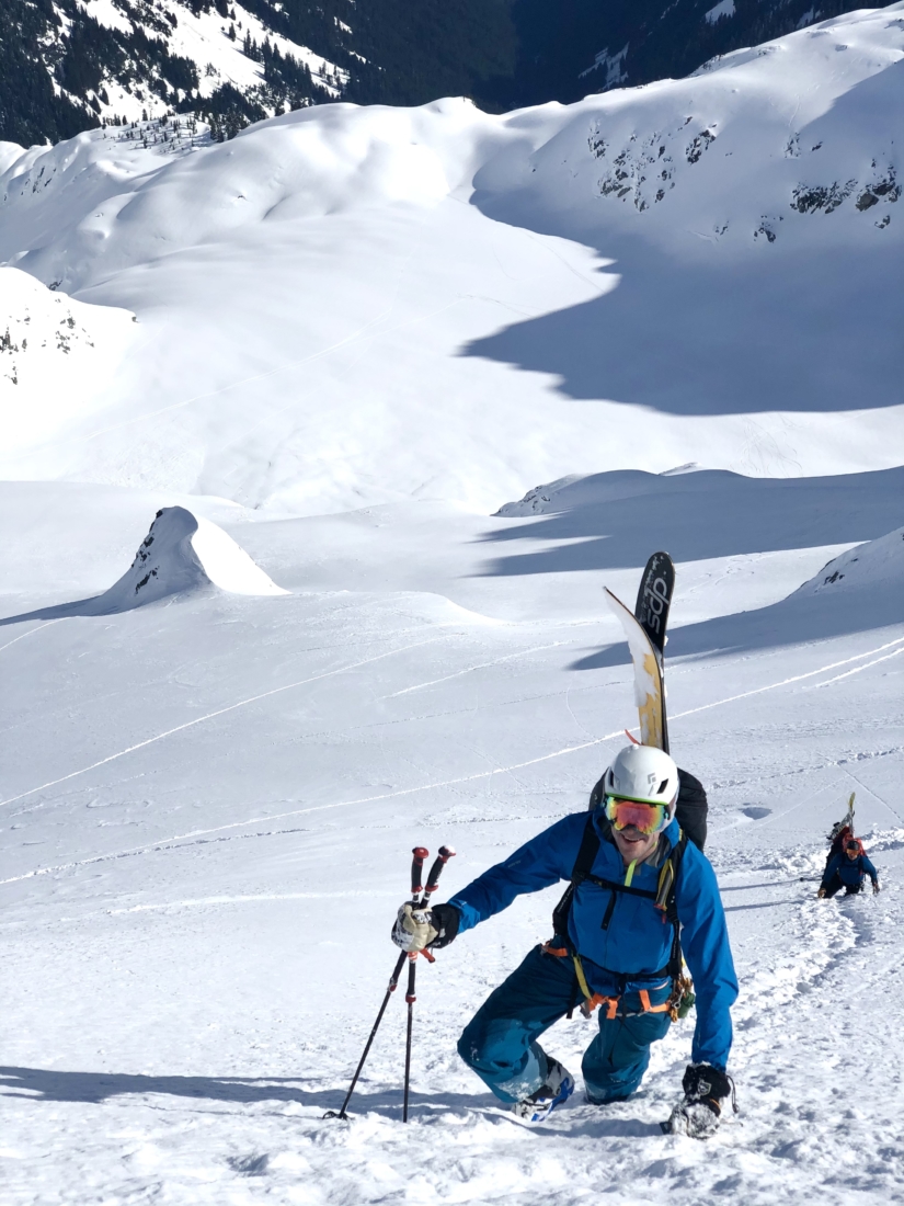 backcountry skiing tantalus range