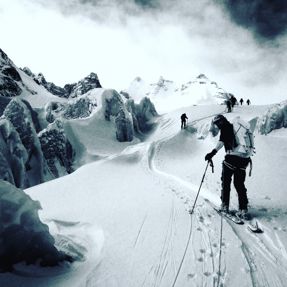 backcountry ski, burnie glacier chalet