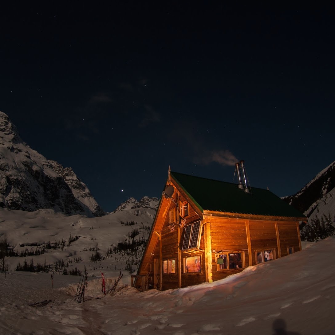 backcountry lodge weeks at the Burnie Glacier Chalet