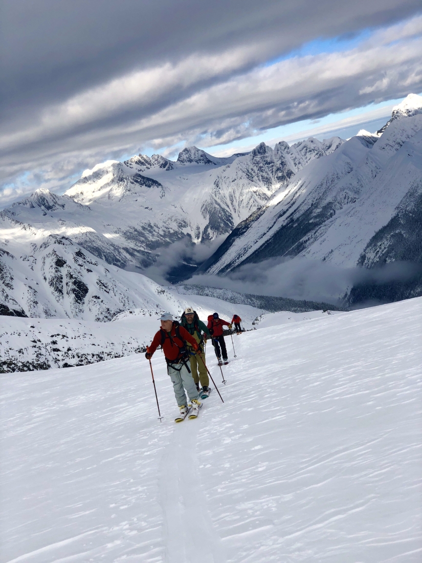 castor peak ski tour