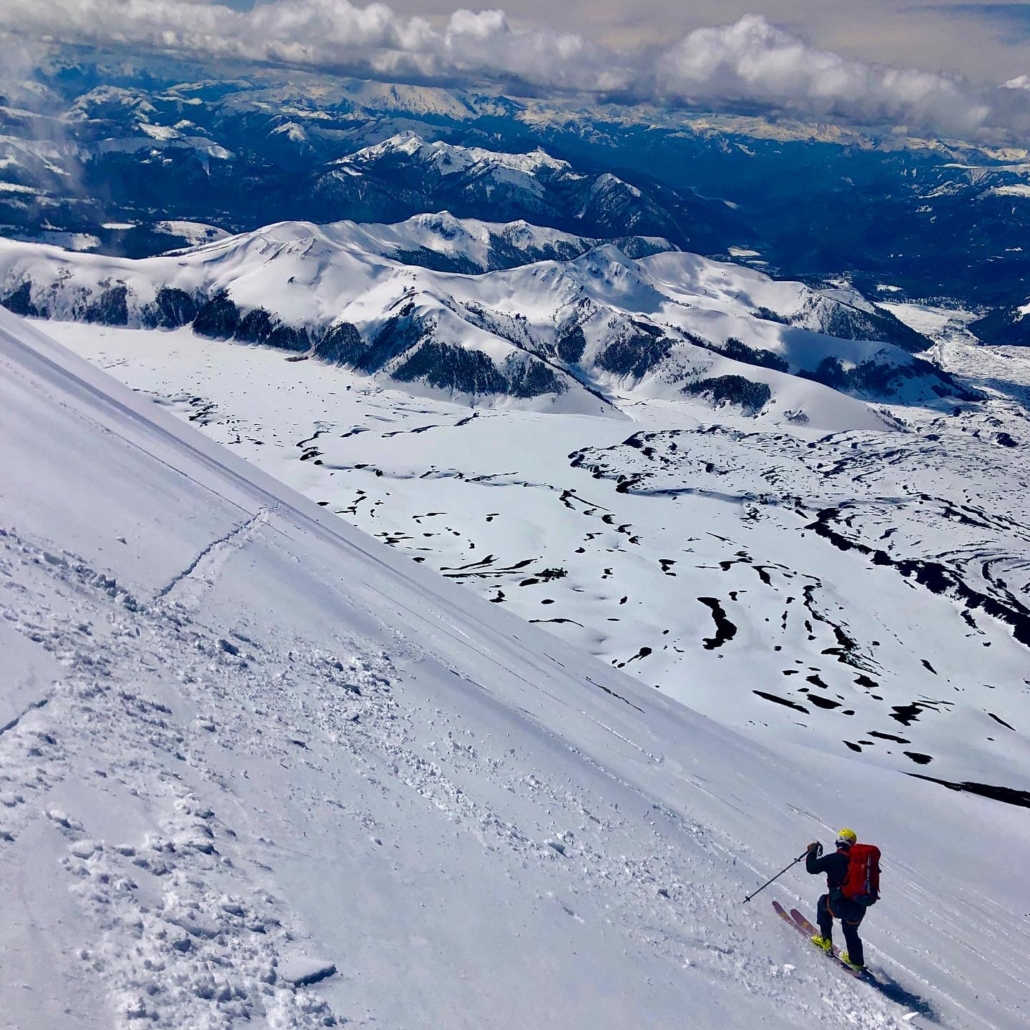  Backcountry skiing in chile