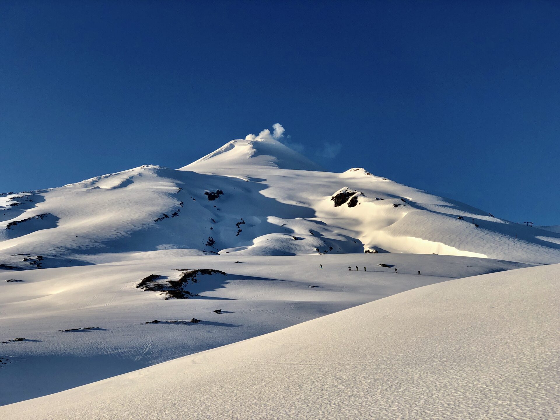 backcountry skiing in Chile