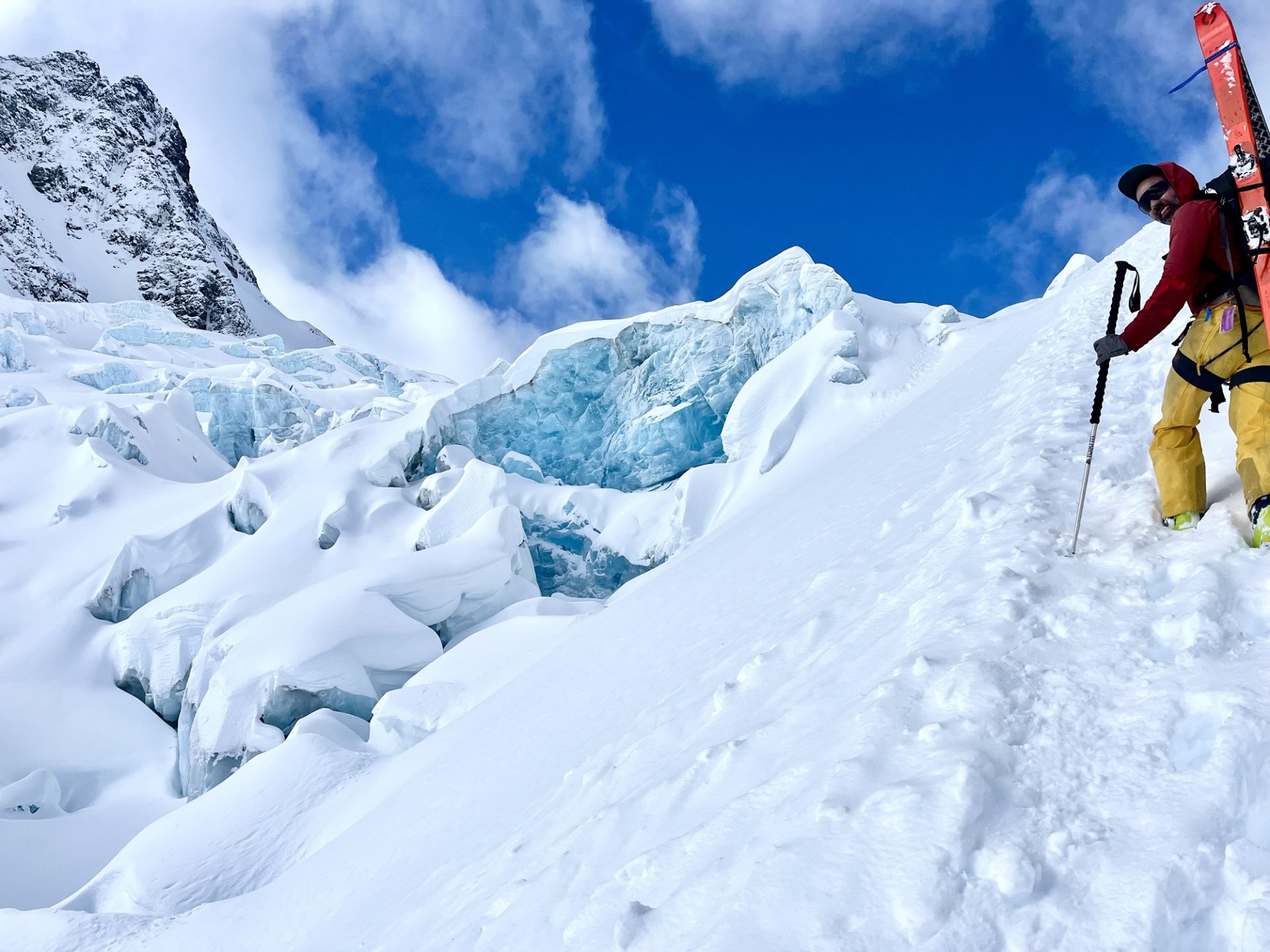 glacier travel course, crevasse rescue
